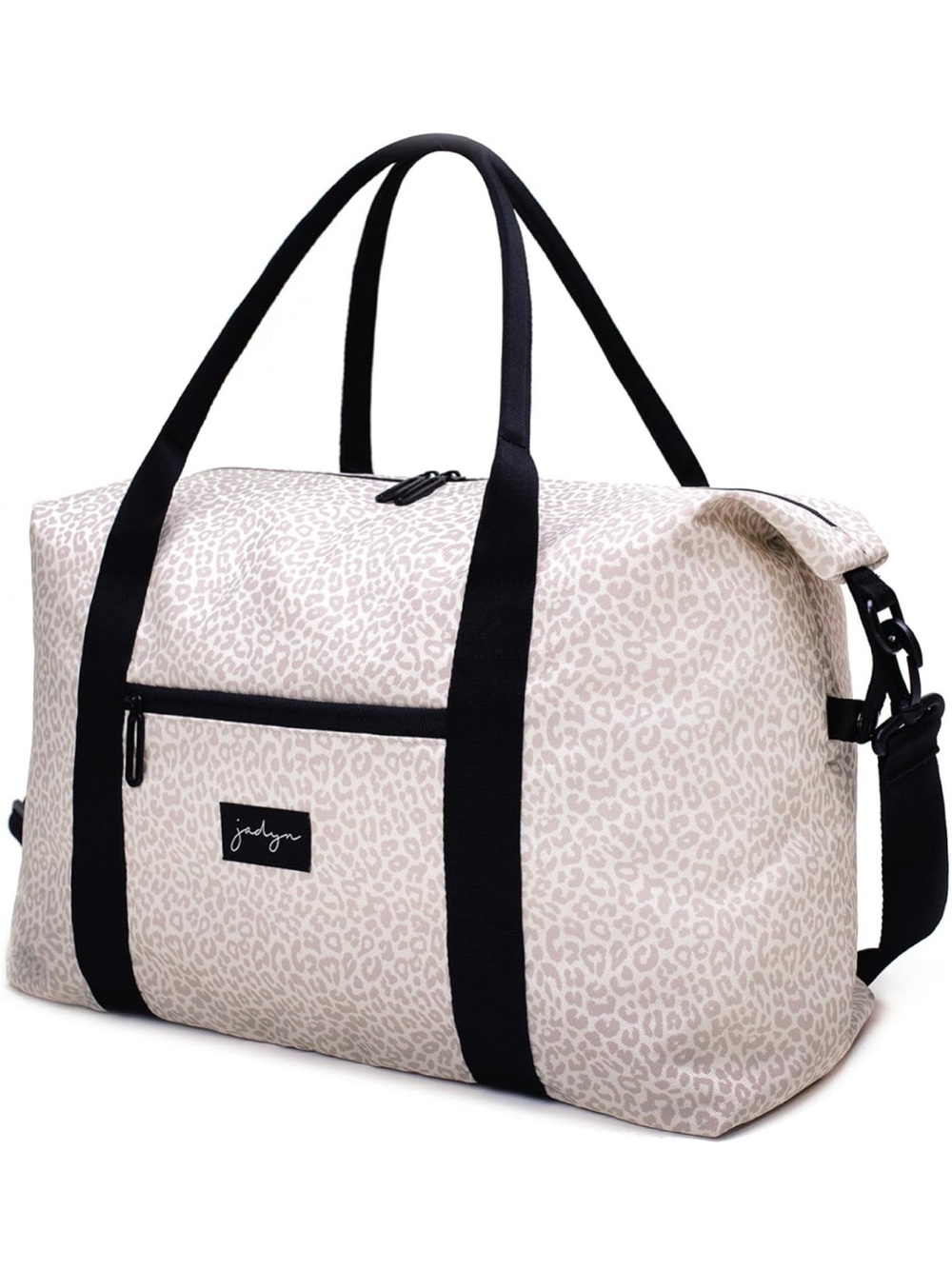 Jadyn Bags Leopard Print Travel Duffel Bag